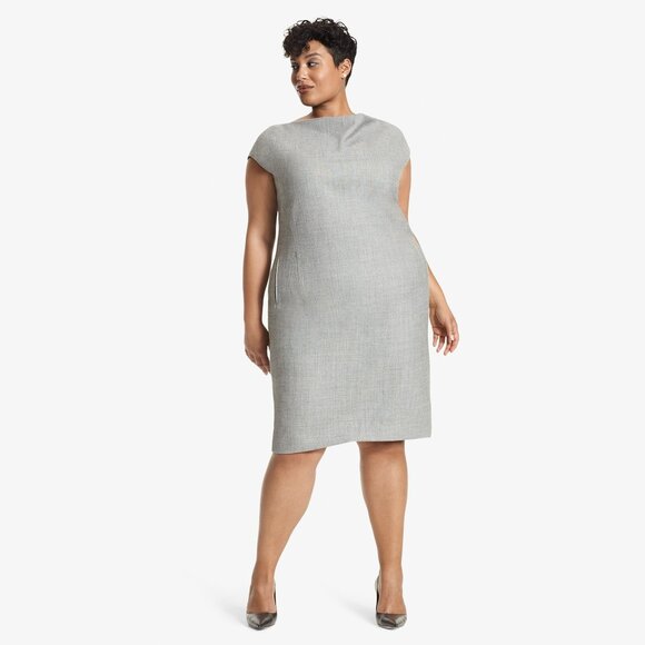 NWT M.M. Lafleur The Marilyn Dress—Sharkskin +1 - Picture 1 of 6